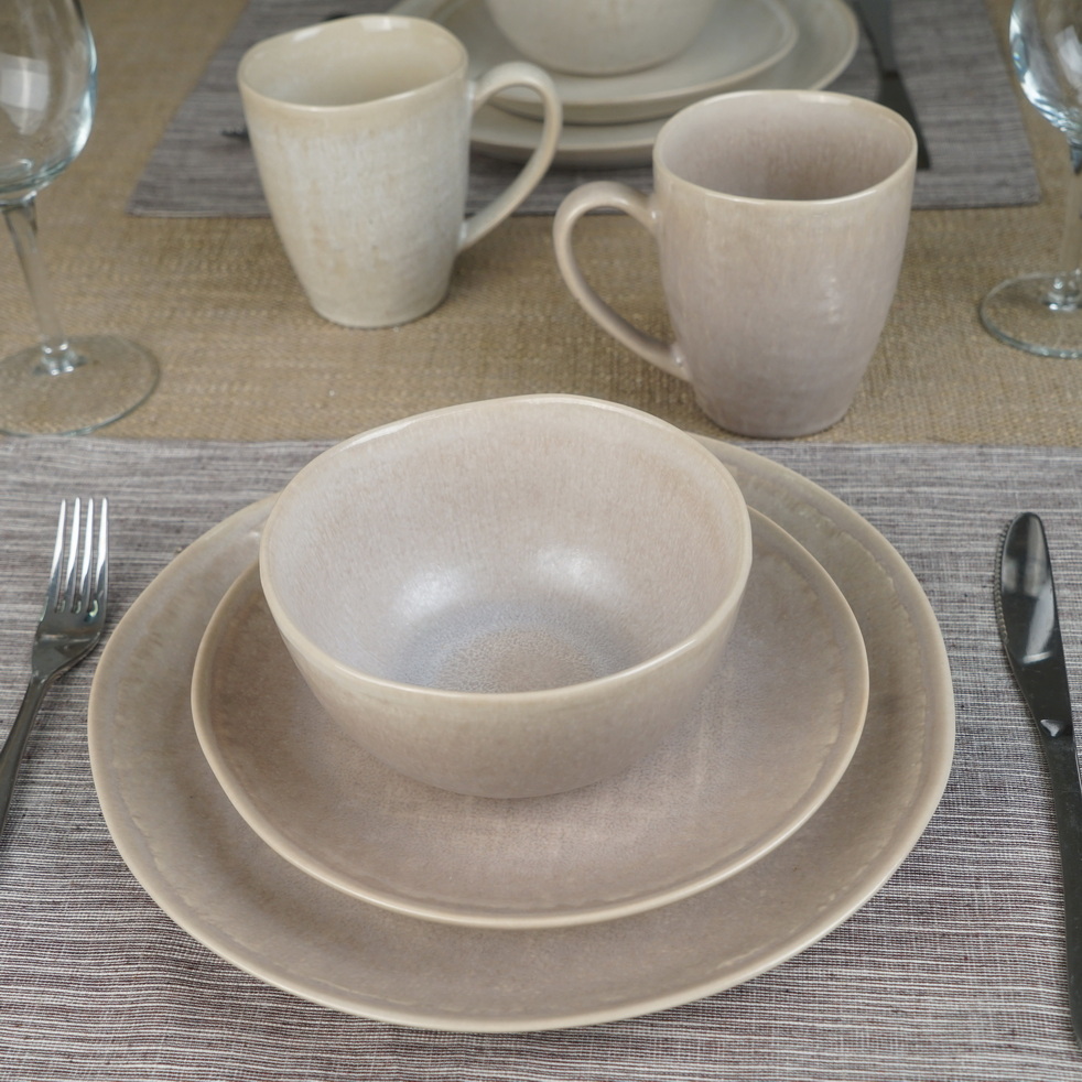 stoneware dinnerware reactive glaze nature color HZ0042