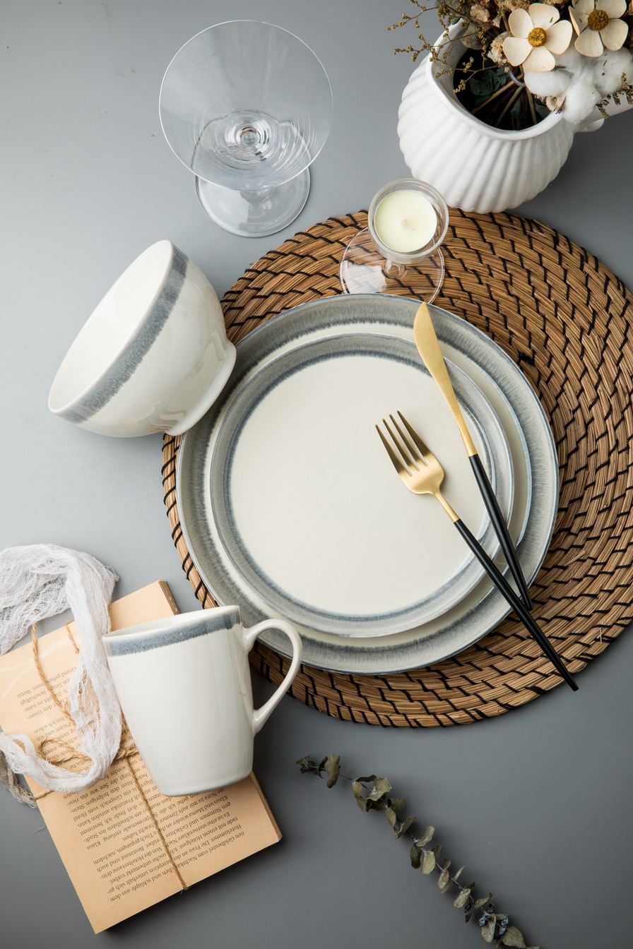 stoneware dinnerware set QX