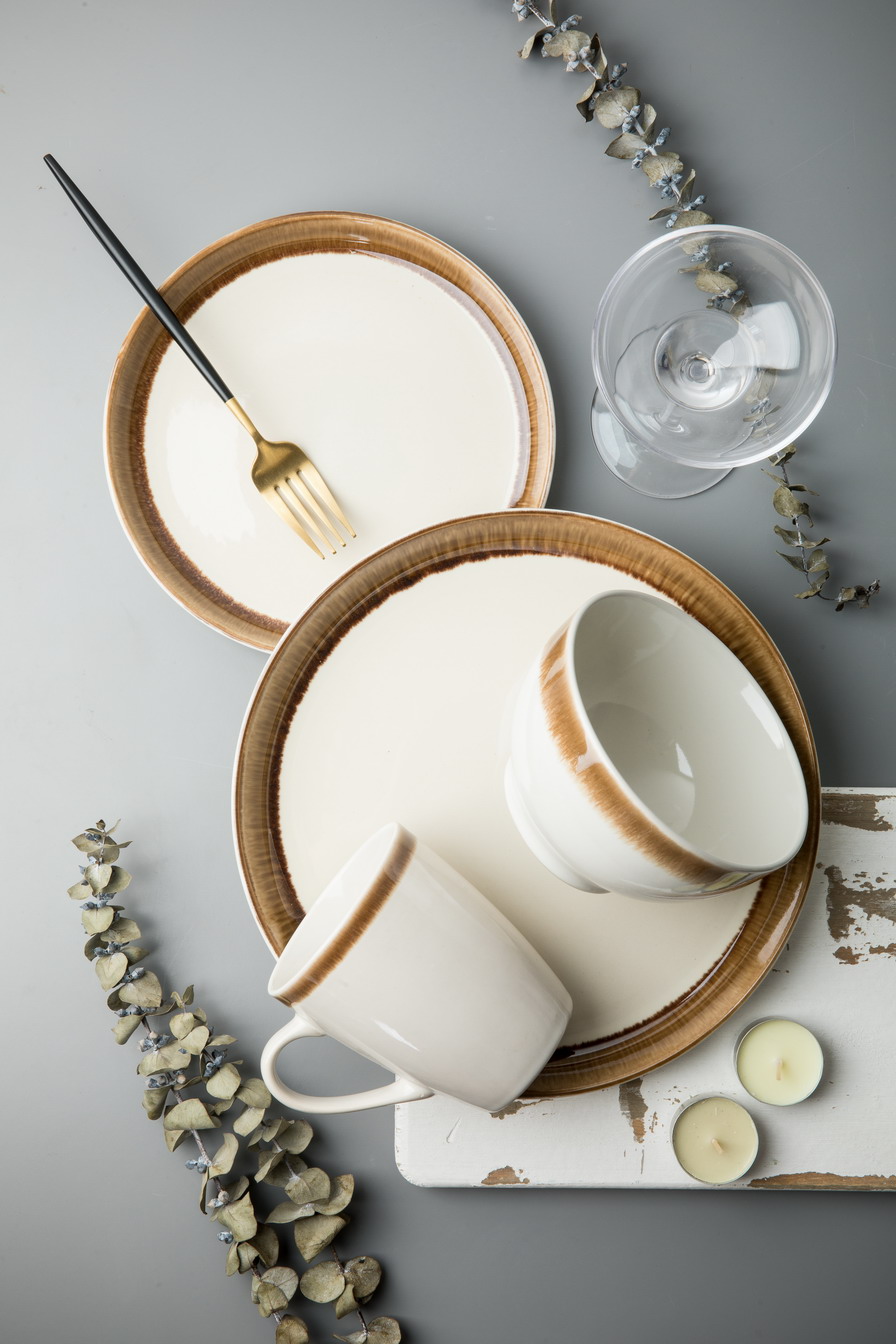stoneware dinnerware set QX