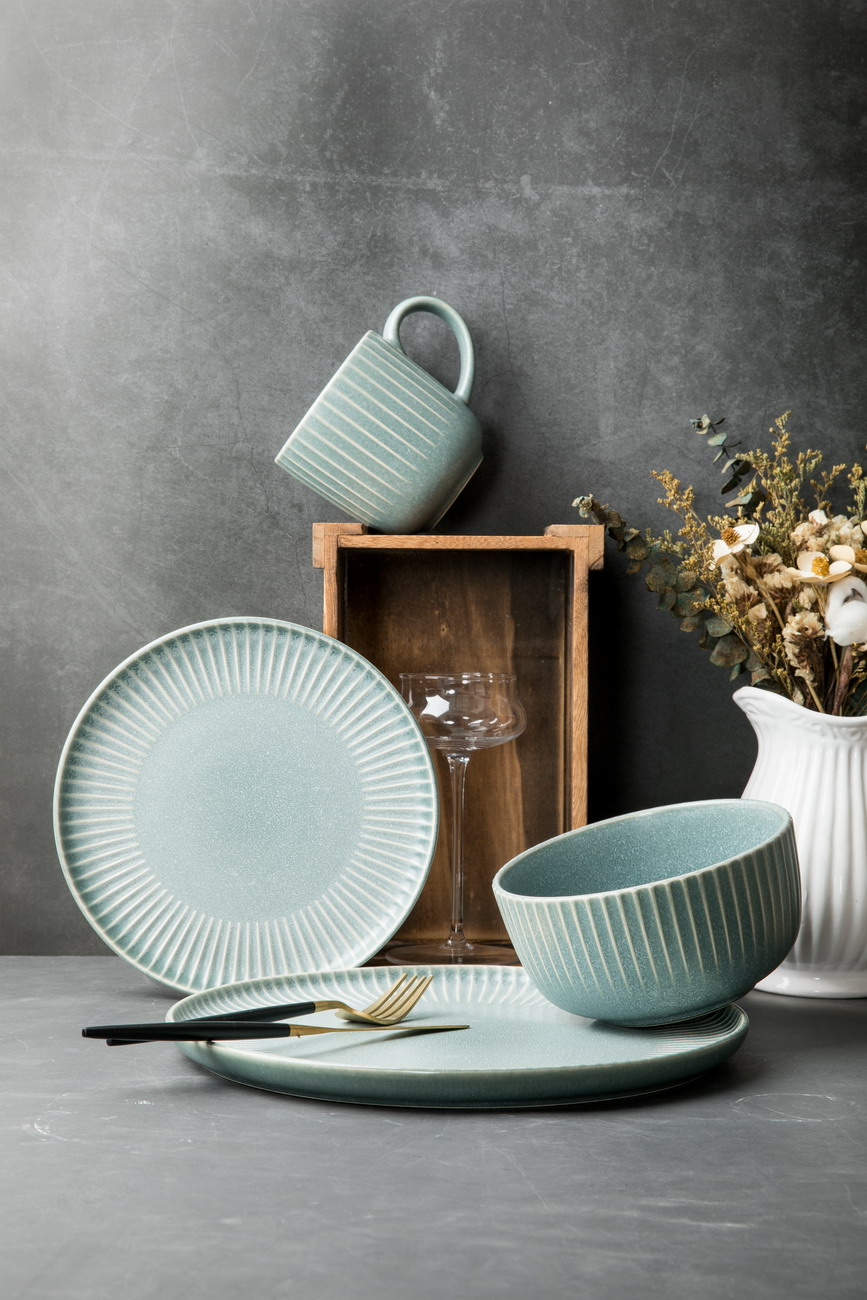 stoneware dinnerware set QX