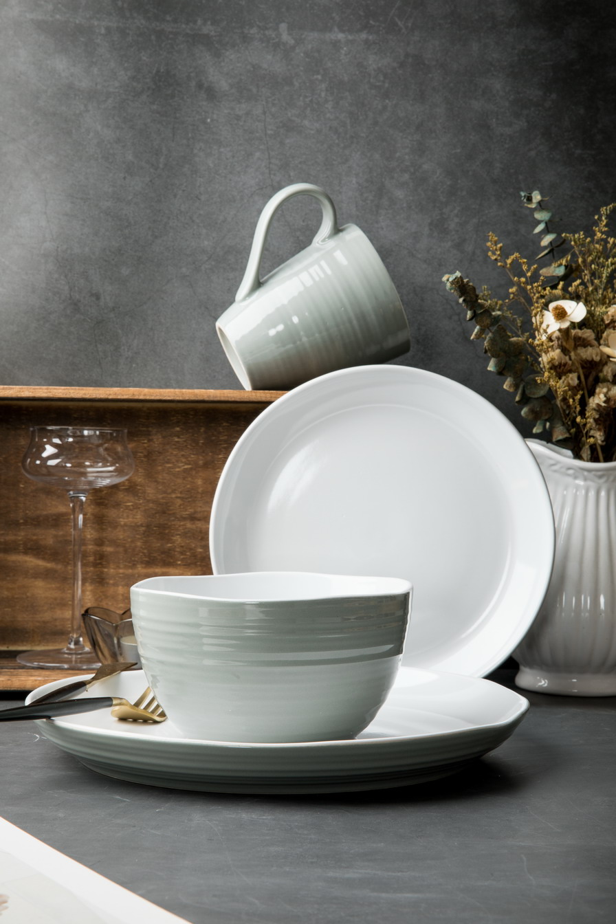 stoneware dinnerware set QX