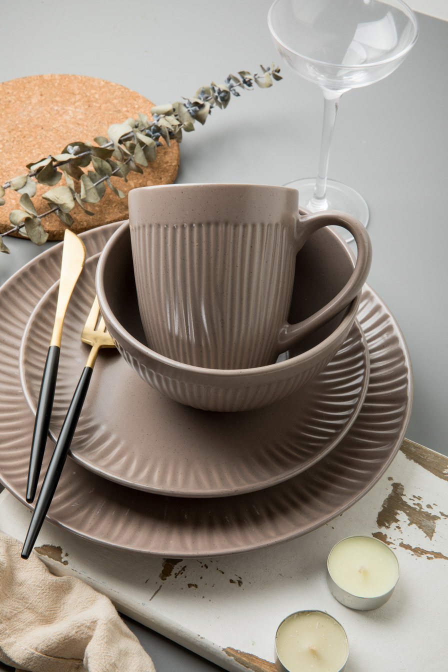stoneware dinnerware set QX