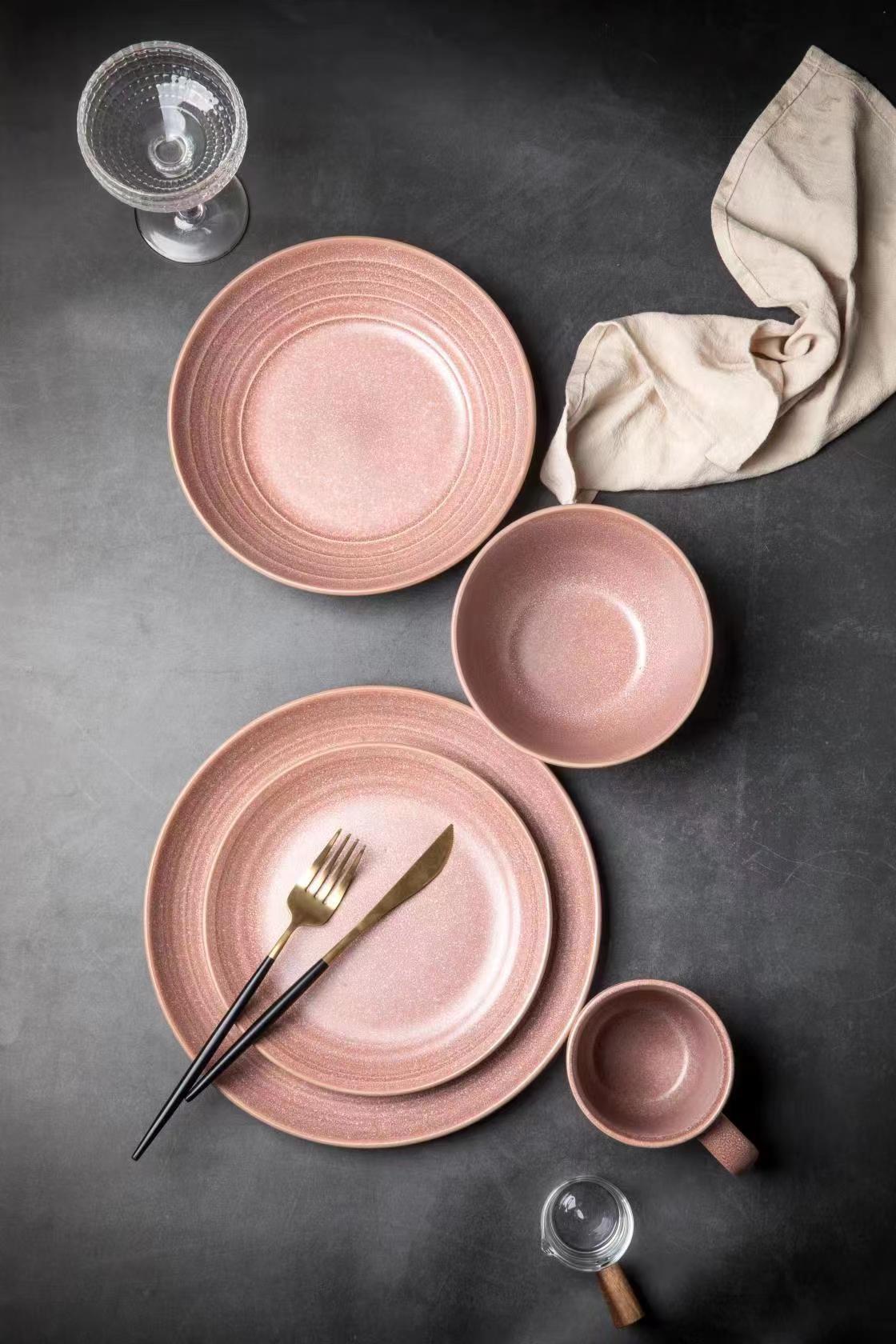 stoneware dinnerware set QX
