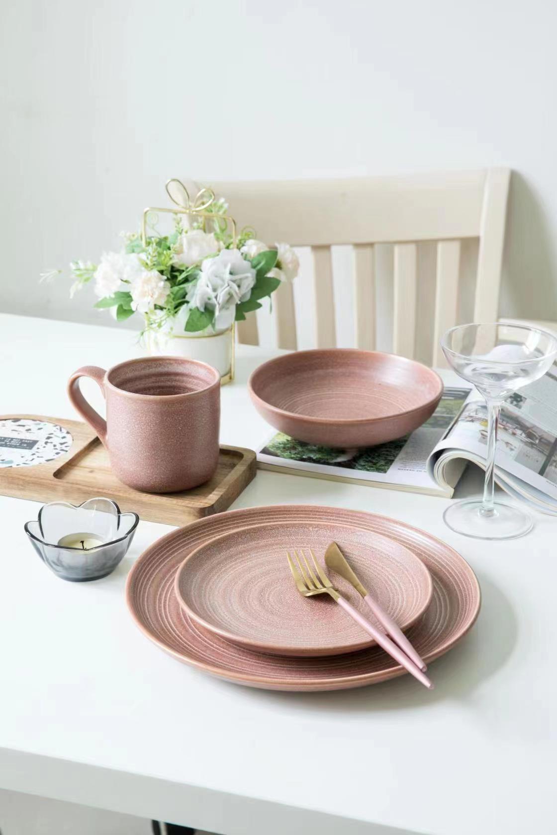 stoneware dinnerware set QX
