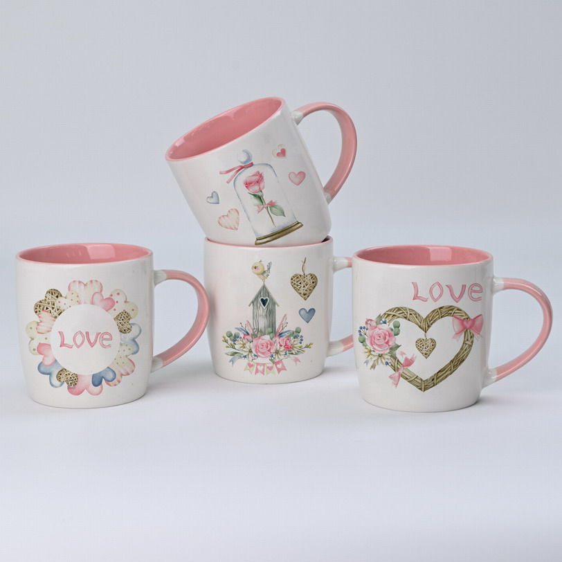 New bone china mug with Valentines day love design B2758