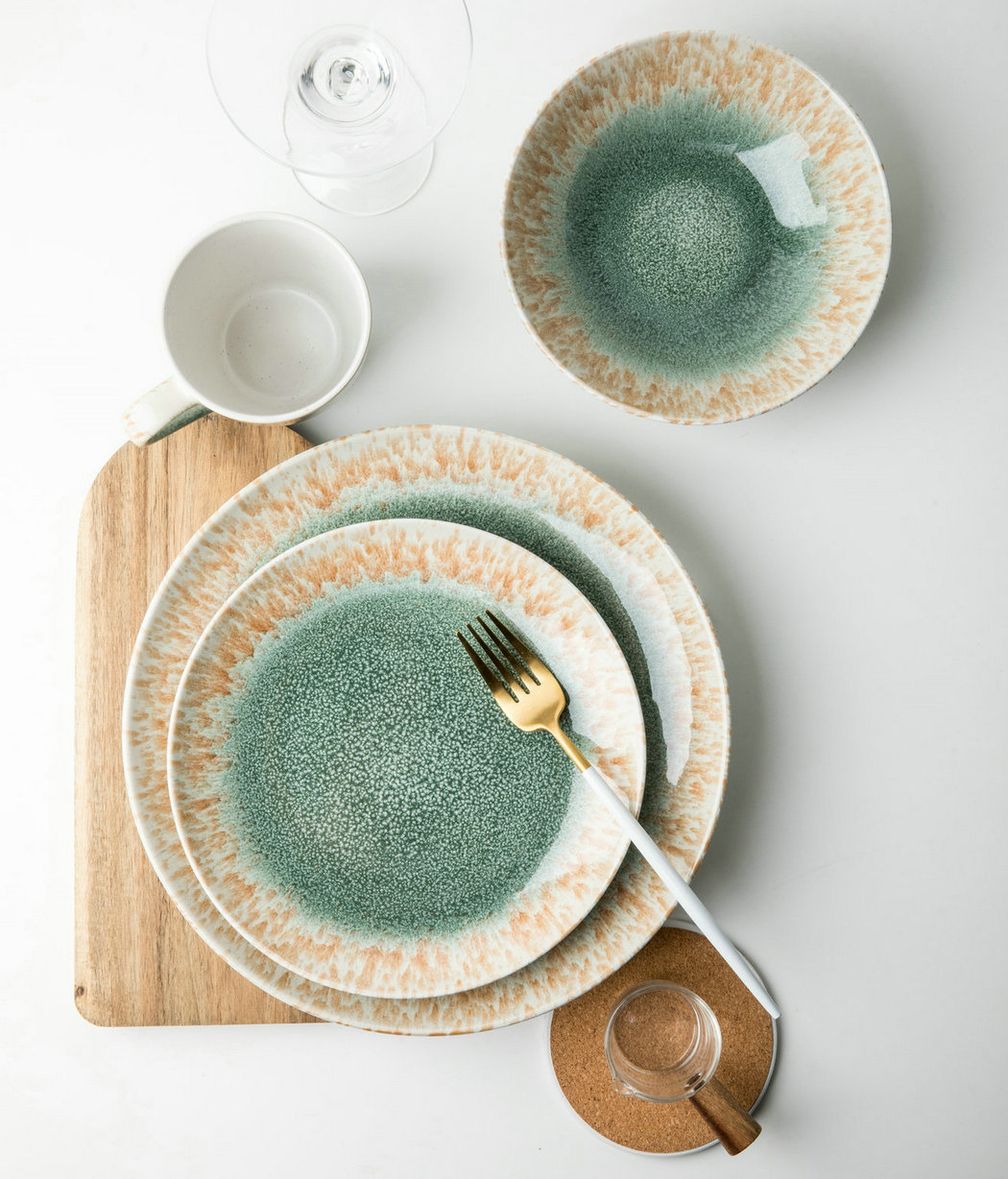 stoneware dinnerware set QX
