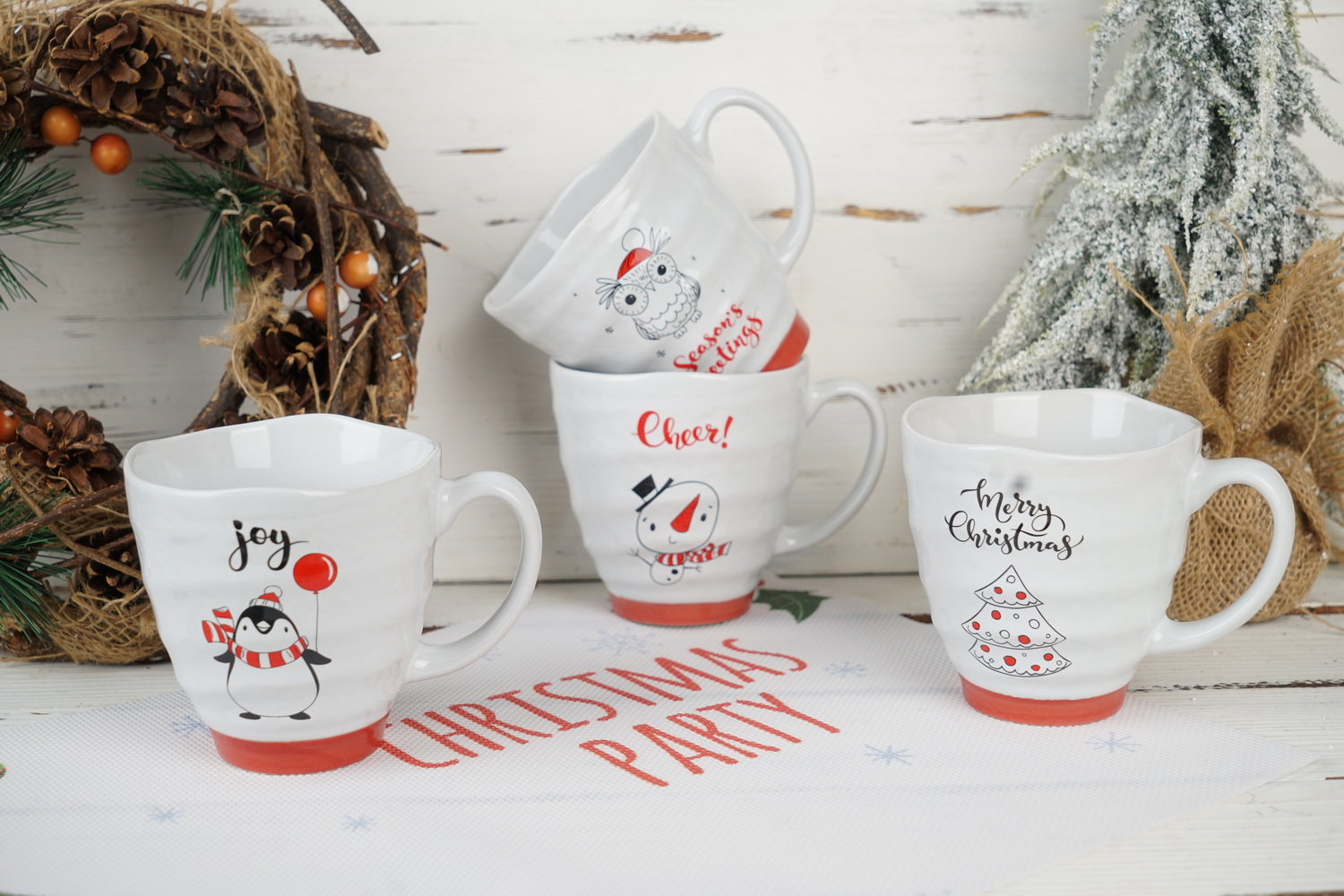 stoneware mug set BH878