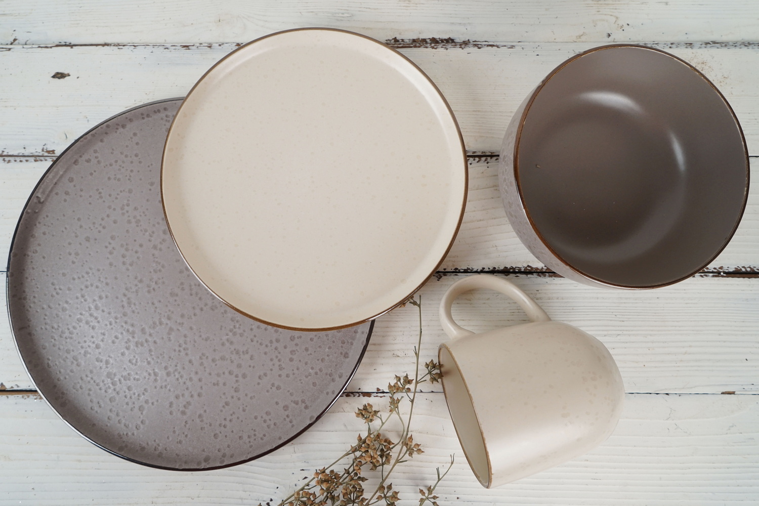 stoneware reactive glaze dinnerware set QX605