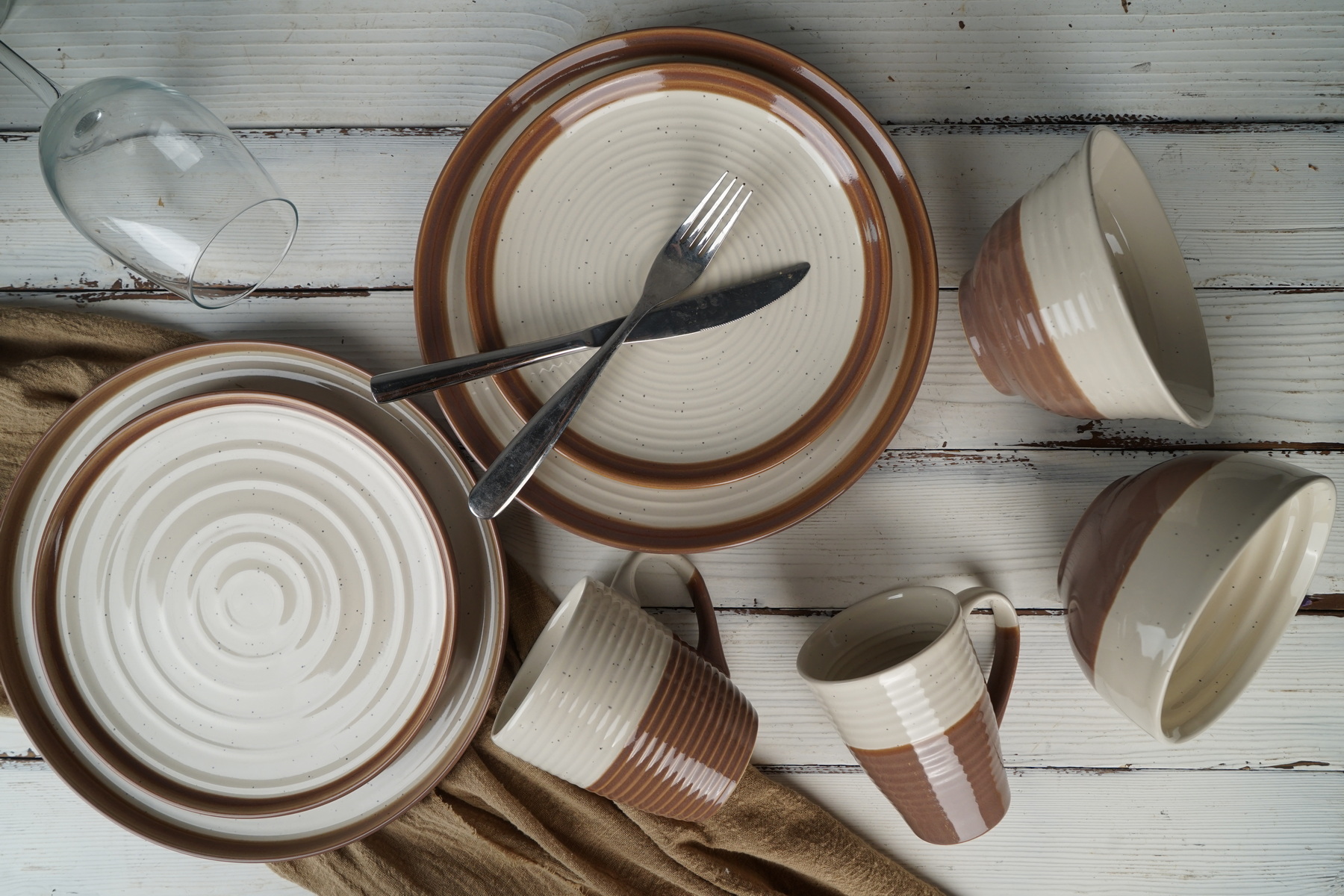 stoneware reactive glaze dinnerware set LS157